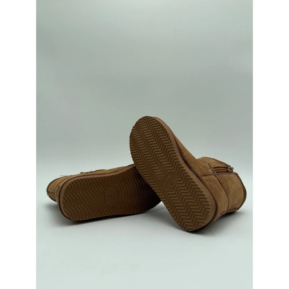 LAMO KORA TODDLER'S NEW Short Suede Ankle Boot Chestnut Multiple Sizes